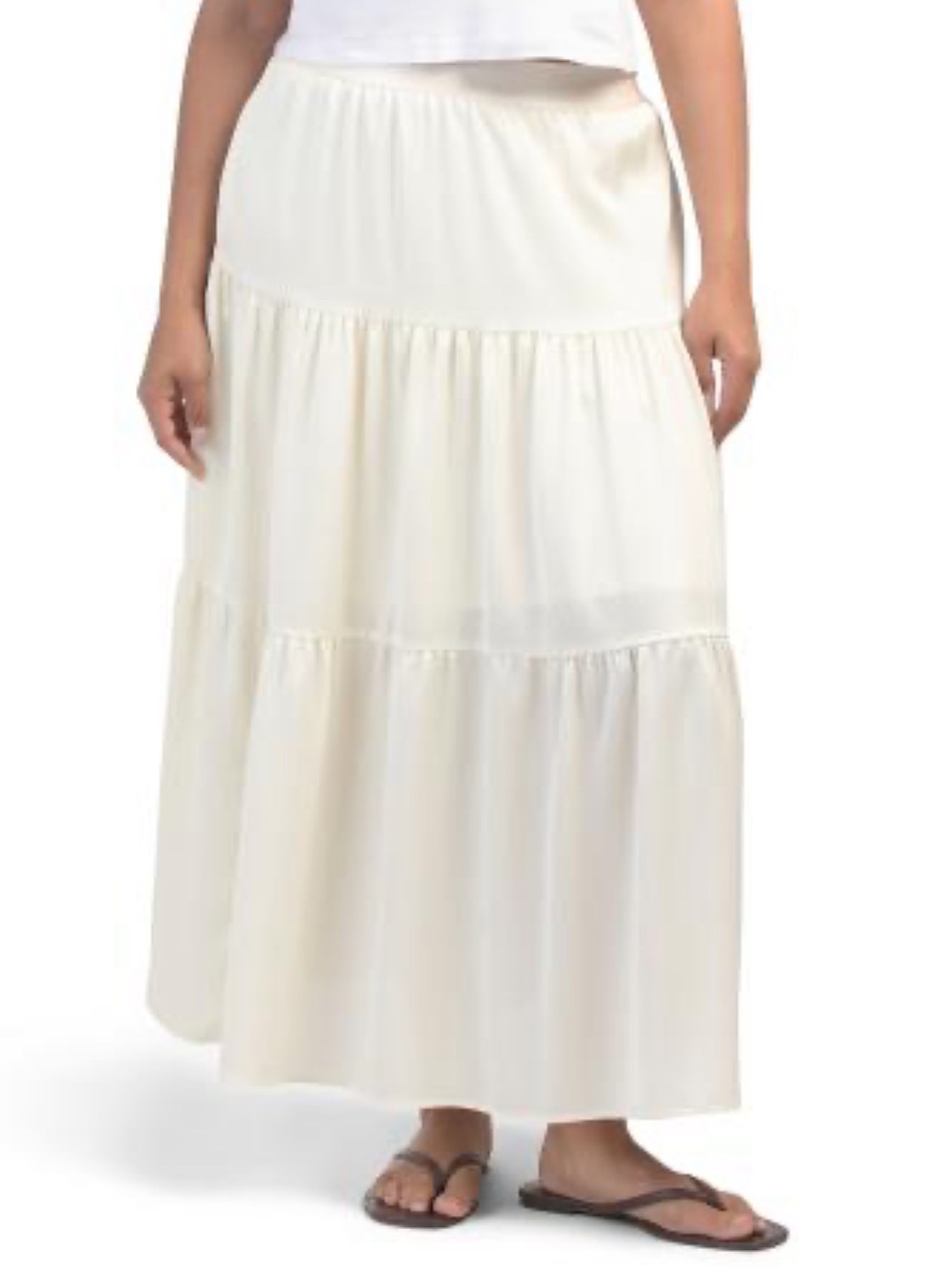 NWT Melloday 3 tiered skirt size L.